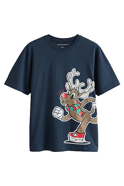 Next T-Shirt Regular Fit T-Shirt, Weihnachten (1-tlg) günstig online kaufen