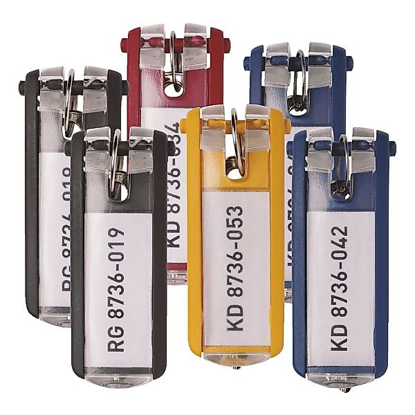 DURABLE Schlüsselanhänger KEY CLIP (6-tlg), mit günstig online kaufen