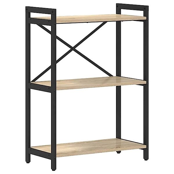 vidaXL Bücherregal Sonoma-Eiche 60 x 30 x 85 cm Holzwerkstoff 868396 günstig online kaufen
