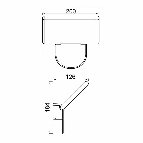 LED-Außenwandleuchte Alkes S, 20 cm breit günstig online kaufen