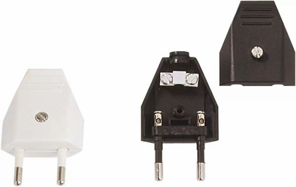 Bachmann Euroflachstecker sw, m.Schraubanschl. 900.002 - 900002 günstig online kaufen
