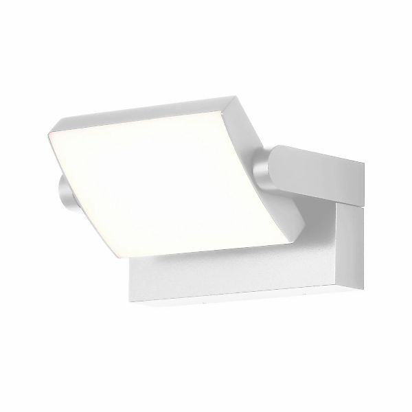 LED-Wandlampe CMD 9110, weiß, Breite 21 cm, Metall, IP54 günstig online kaufen