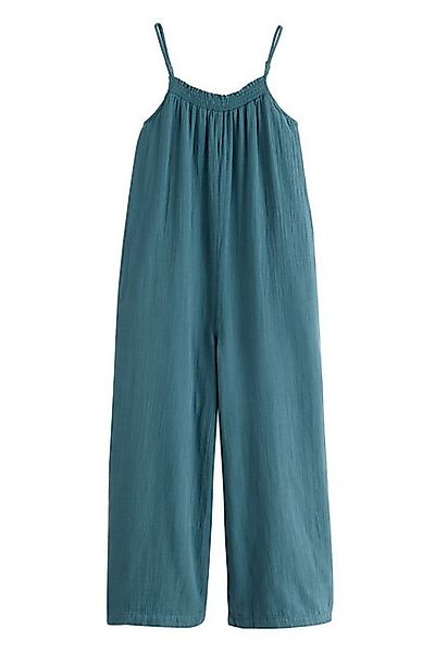 Next Jumpsuit Jumpsuit aus 100 % Baumwolldoppelgewebe, Kurzgröße (1-tlg) günstig online kaufen