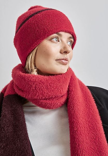 STREET ONE Strickmütze, aus softem Materialmix günstig online kaufen