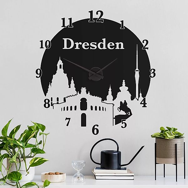 Wandtattoo Dresden Uhr günstig online kaufen