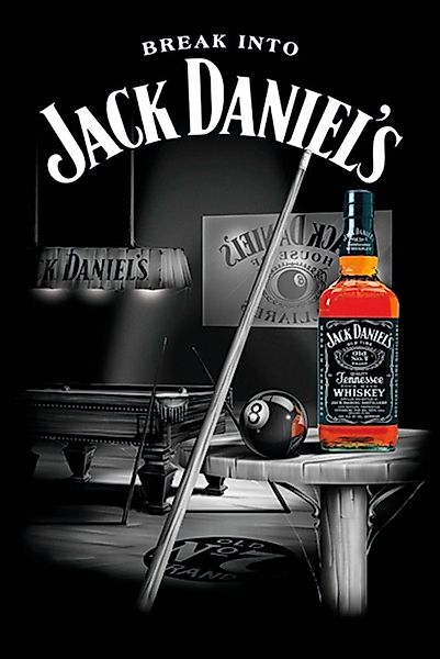 PYRAMID Poster Jack Daniel's Poster Pool günstig online kaufen