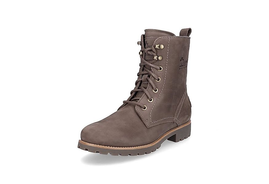 Panama Jack Panama Jack Damen Schnürstiefelette taupe grau Stiefelette günstig online kaufen