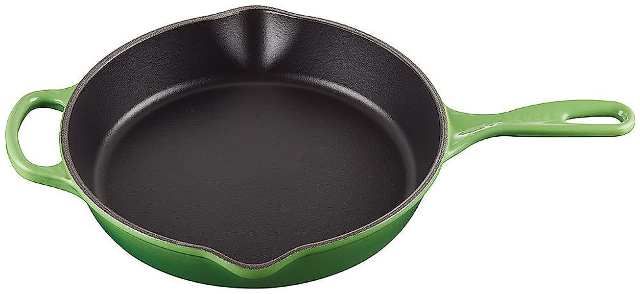 Le Creuset Brat- und Servierpfanne Hoch Gusseisen Bamboo Green 26cm günstig online kaufen