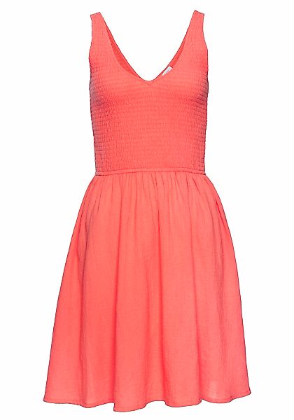 Beachtime Sommerkleid, aus gewebter Baumwolle, leichtes Strandkleid günstig online kaufen