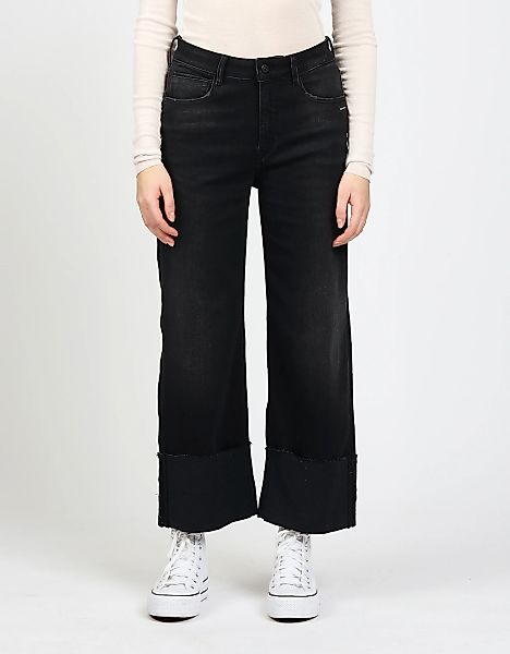 GANG Weite Jeans "94JETTE CULOTTE", mit hochgeschlagenem, ausgefranstem Sau günstig online kaufen