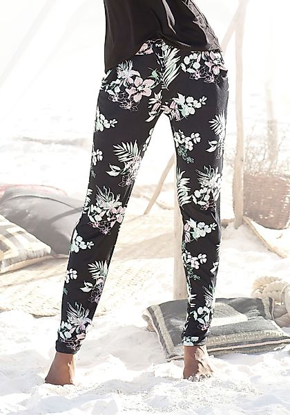 LASCANA Strandhose mit tropischem Druck und günstig online kaufen