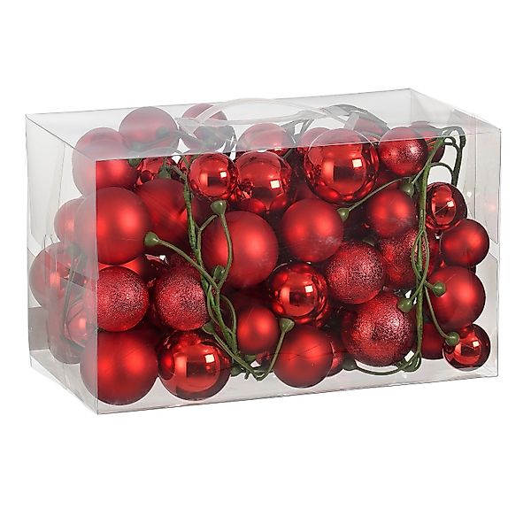 Mica Decorations Girlande 180 cm Rot günstig online kaufen