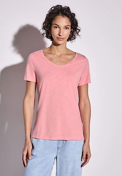 STREET ONE V-Shirt, mit V-Ausschnitt günstig online kaufen