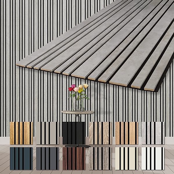 Hexim Wandpaneel, (Akustikpaneele 278x60cm Holz Mila günstig online kaufen