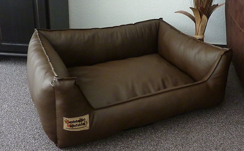 Hundebettenmanufaktur Hundekorb Hundesofa Schlafplatz Kunstleder Similpelle günstig online kaufen