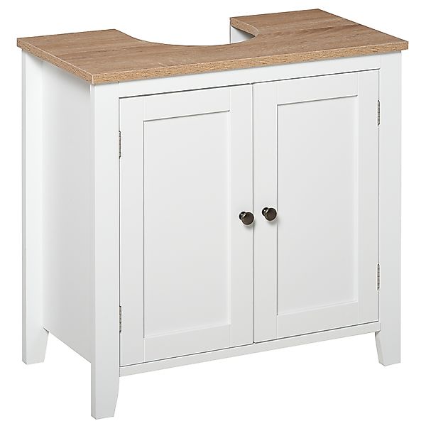kleankin Waschbeckenunterschrank Badezimmerschrank 60 x 30 x 60 cm mit vers günstig online kaufen