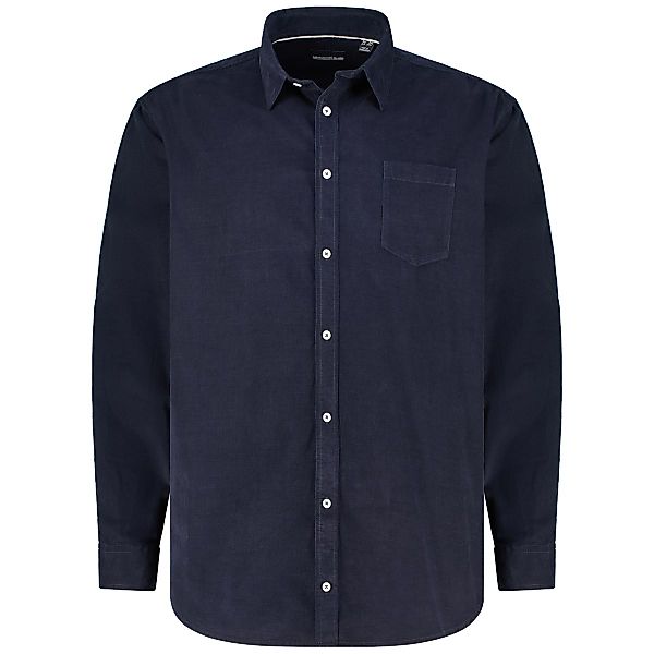 North Cordhemd aus Baumwolle Farbe blau Größe: 3XL günstig online kaufen