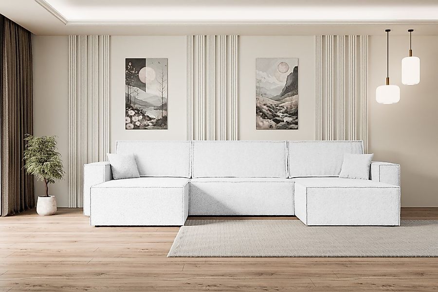 ALTDECOR Wohnlandschaft CELTIC-XLU, Couch mit Schlaffunktion, günstig online kaufen