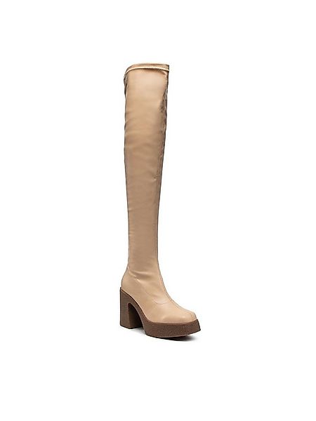 DeeZee Overknees ZAL960638-2 Beige Overkneestiefel günstig online kaufen