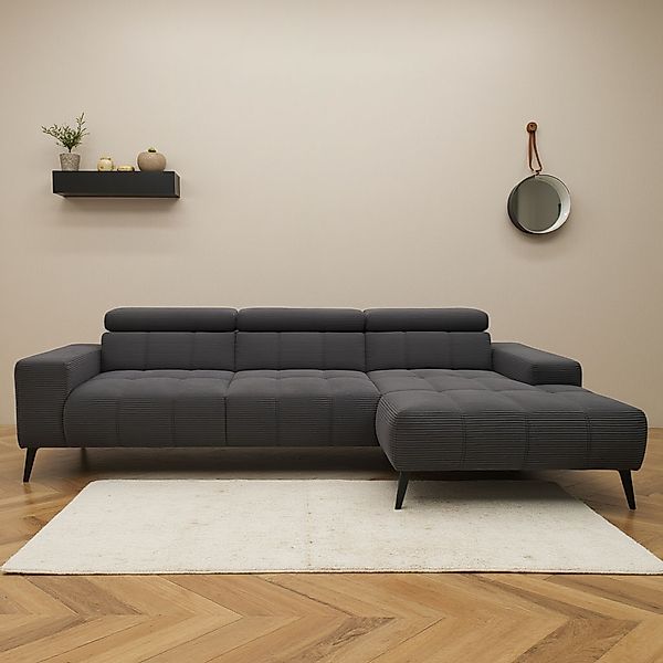 DOMO collection Ecksofa "Trento L-Form, mit Kufenfuß oder Einzelfuß" wahlwe günstig online kaufen