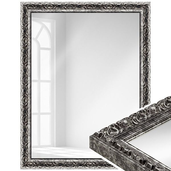 WANDStyle Wandspiegel H215, Silber, aus Kunststoff günstig online kaufen