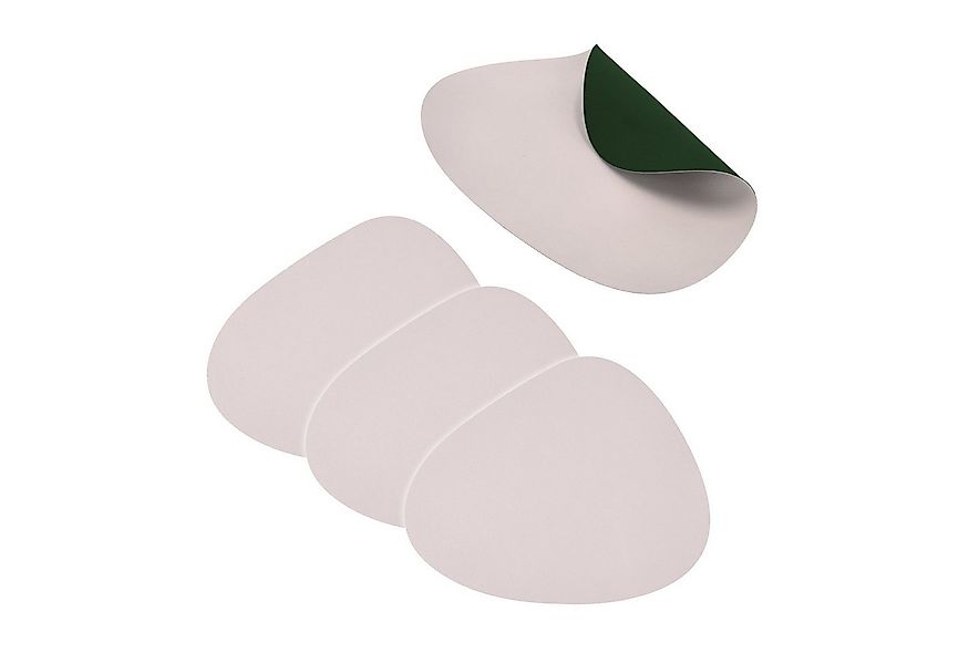 HTI-Living Platzset Tischset 4 - teilig Piniengrün/Marshmellowweiß, (Set, 4 günstig online kaufen