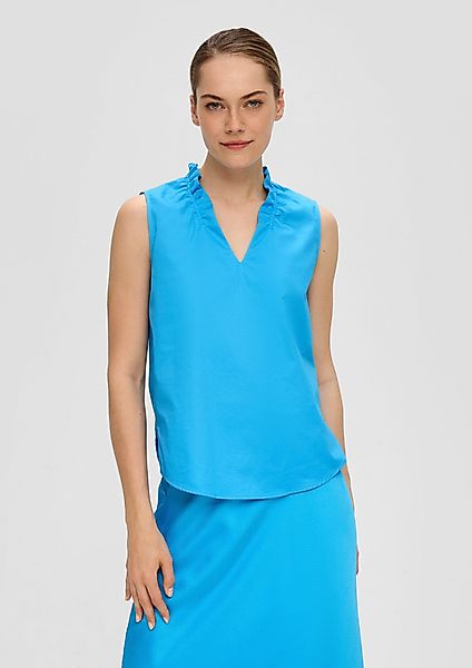 s.Oliver BLACK LABEL Blusentop Ärmellose Bluse günstig online kaufen