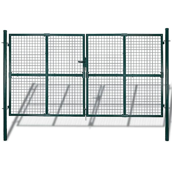 vidaXL Gartentor Maschendrahtzaun Drahtzaun 289 x günstig online kaufen