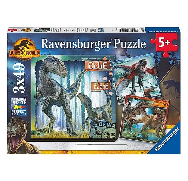 Ravensburger Puzzle Kinder Puzzle Box Jurassic World 3 x 49 Teile Ravensbur günstig online kaufen