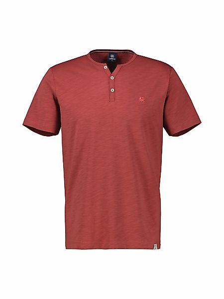 LERROS Henleyshirt "LERROS Unifarbenes Serafino-Shirt in Großen Größen" günstig online kaufen
