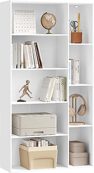 EUGAD Bücherregal, 1-tlg., mit 9 Fächern, günstig online kaufen