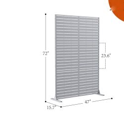 GarveeMore Paravent Metall Privatsphäre Bildschirm im günstig online kaufen