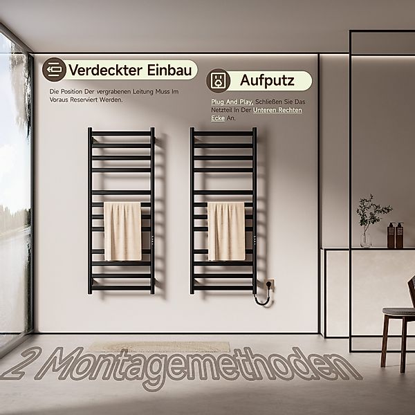 Oihpaw Elektrischer Badheizkörper Electric Towel Radiator günstig online kaufen