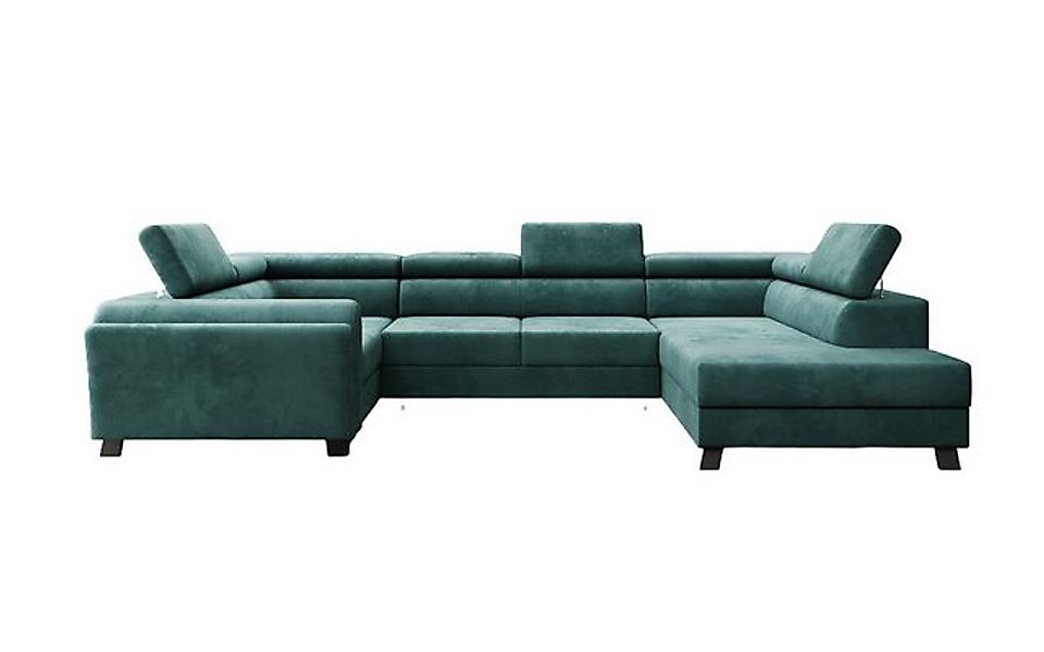 Luxusbetten24 Schlafsofa Designer Sofa Emilio, mit Schlaf- und Klappfunktio günstig online kaufen