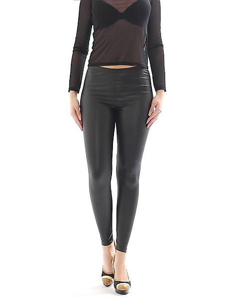 SYS Leggings Leggings lang Glanz-Matt Hüftbund Hose Treggings wie Latex günstig online kaufen