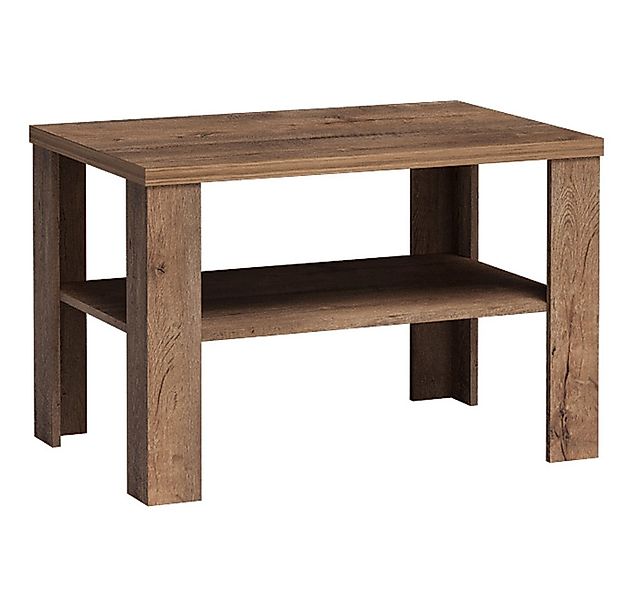 Lomadox Couchtisch TEORA-161, in Lefkas Eiche Ablageboden 60x59,5x90 cm günstig online kaufen