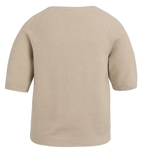 YAYA Rundhalspullover Weicher kurzärmeliger Pullover günstig online kaufen