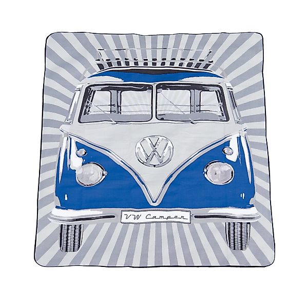 Picknickdecke Volkswagen Picknick-Tages-Überwurf-Kuschel-Decke, VW Collecti günstig online kaufen