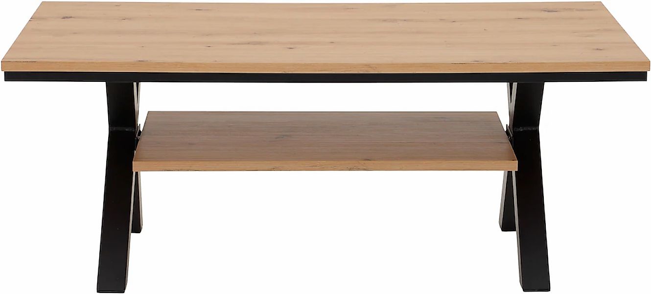 HELA Couchtisch "MATS" 1 Stk. tlg. großer Ablageboden günstig online kaufen