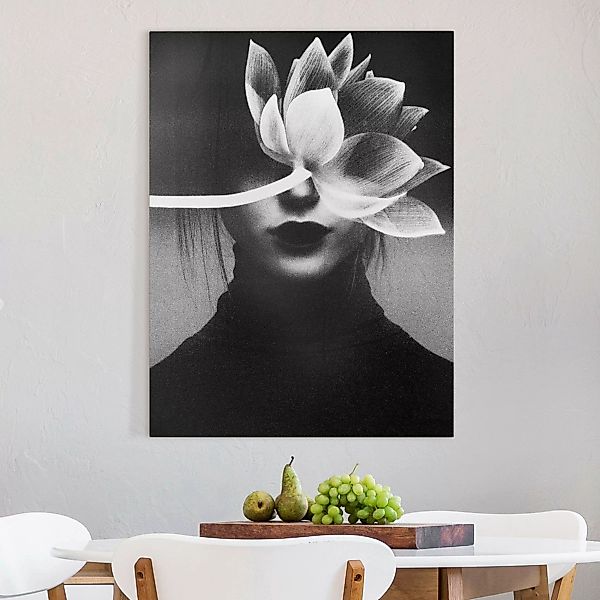 Leinwandbild Fototexperiment Lotus günstig online kaufen