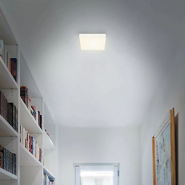 LED-Deckenleuchte Flame, 15,7 x 15,7 cm, weiß günstig online kaufen