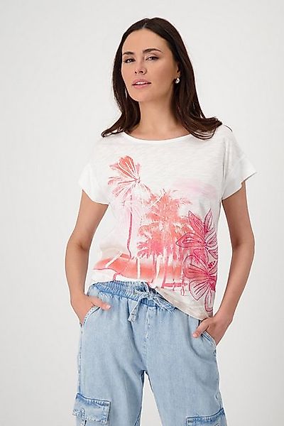 Monari T-Shirt Shirt Palmendruck Mit Rundhalsausschnitt günstig online kaufen