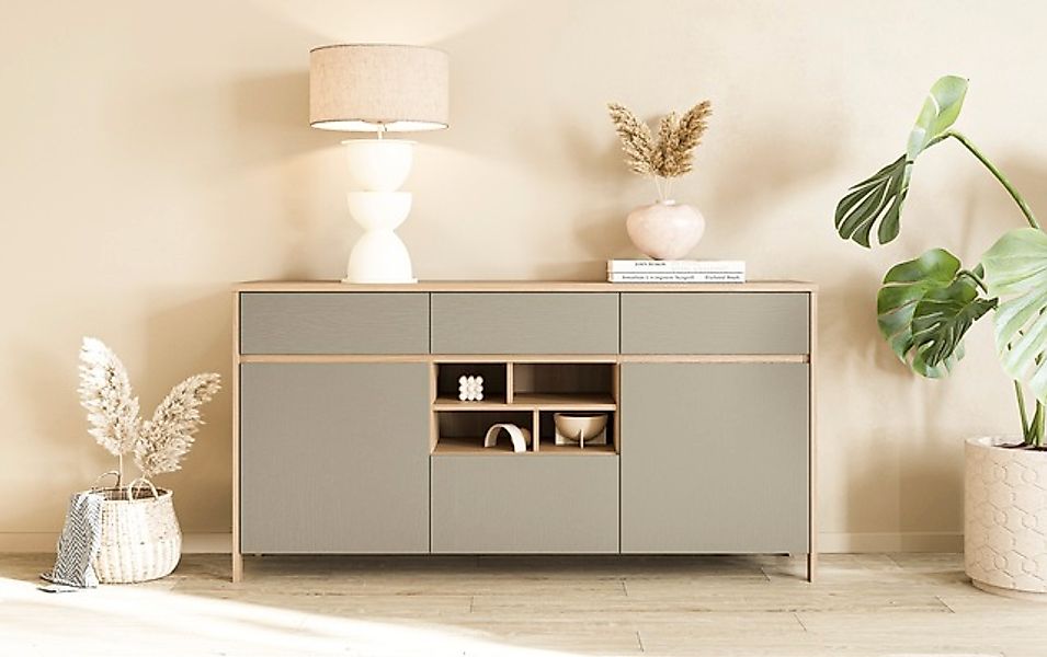 Home affaire Sideboard »Stranda, moderner Schrank, Kommode im Scandi-Style, günstig online kaufen