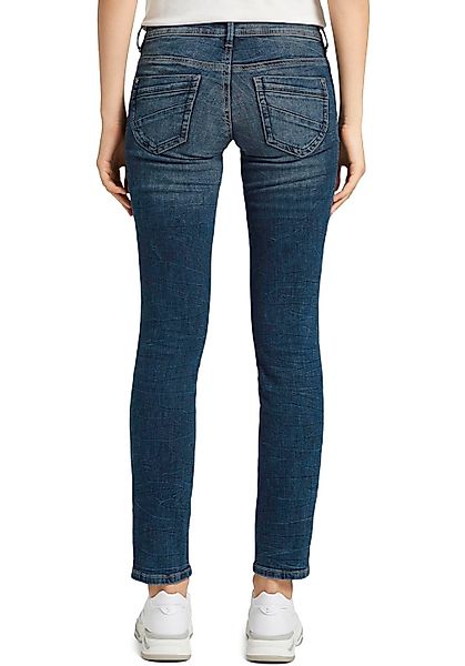 Tom Tailor Damen Jeans ALEXA - Sllim Fit - Blau - Random Bleached Blue Deni günstig online kaufen