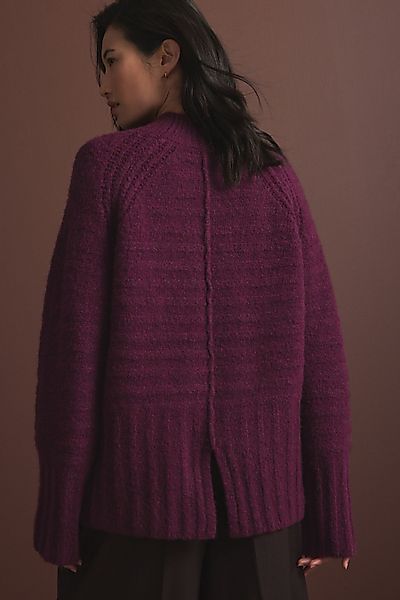 Next Stehkragenpullover Strukturierter Strickpullover mit Stehkragen günstig online kaufen