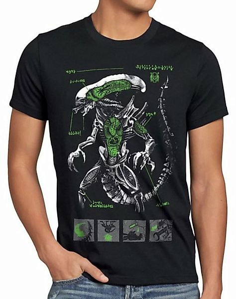 style3 Print-Shirt Herren T-Shirt Alien Xenomorph ripley kino ridley scott günstig online kaufen