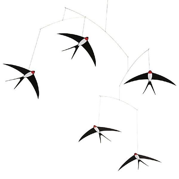 Flensted Mobiles Skulptur Mobile Fünf Fliegende günstig online kaufen