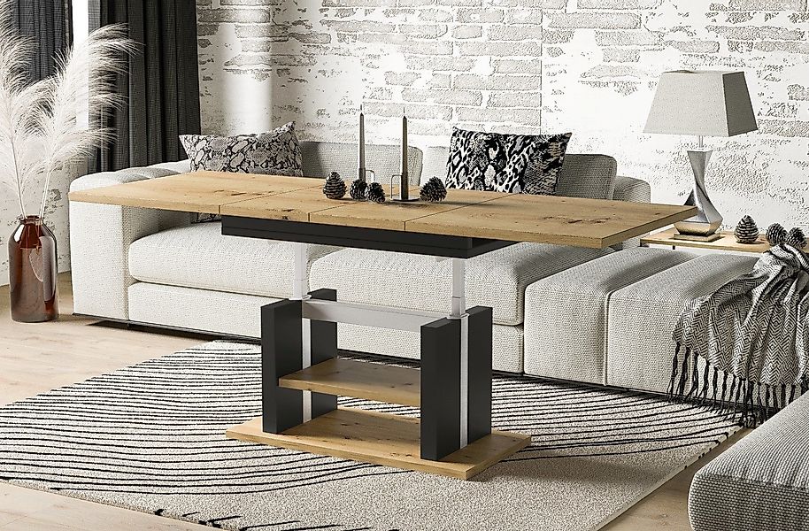 Endo-Moebel Couchtisch Dior 110cm - 170cm günstig online kaufen