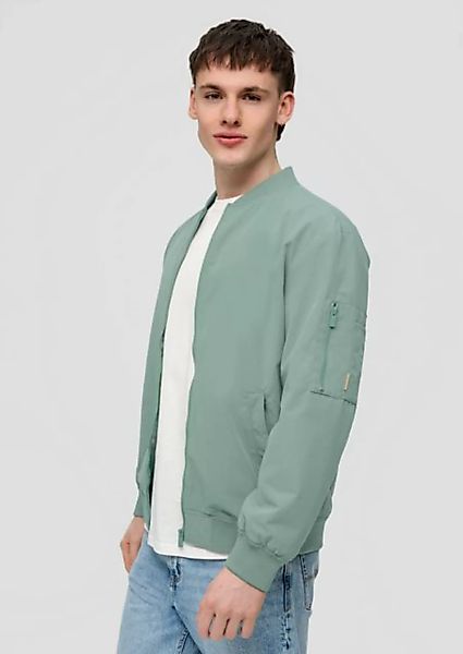 QS Allwetterjacke Blouson-Jacke im Relaxed Fit mit Ärmel-Zipper günstig online kaufen