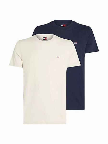 Tommy Jeans Rundhalsshirt TJM XSLIM 2PACK JERSEY TEE EXT (Packung, 2er-Pack günstig online kaufen